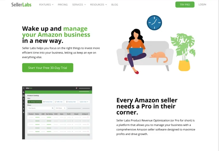Старая главная Seller Labs